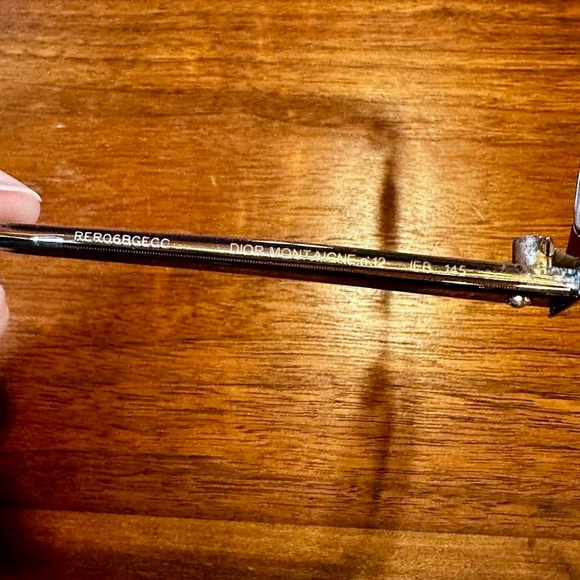 Christian Dior Gold & Black Cat Eye Eyeglasses Frames - Picture 4 of 8